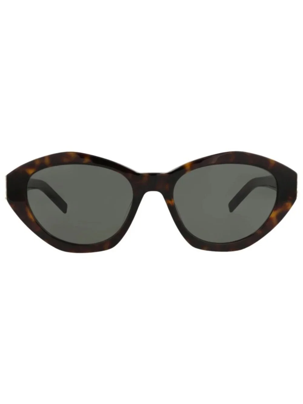 New Saint Laurent Women's Sunglasses Cat Eye Acetate Frame Havana Havana Grey